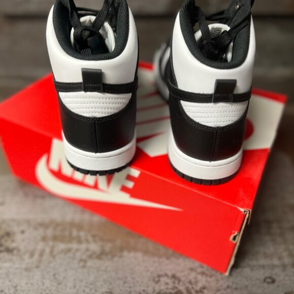 Nike Dunk High Black White (2021) Size 10.5- DD1399-105 - Picture 9 of 14
